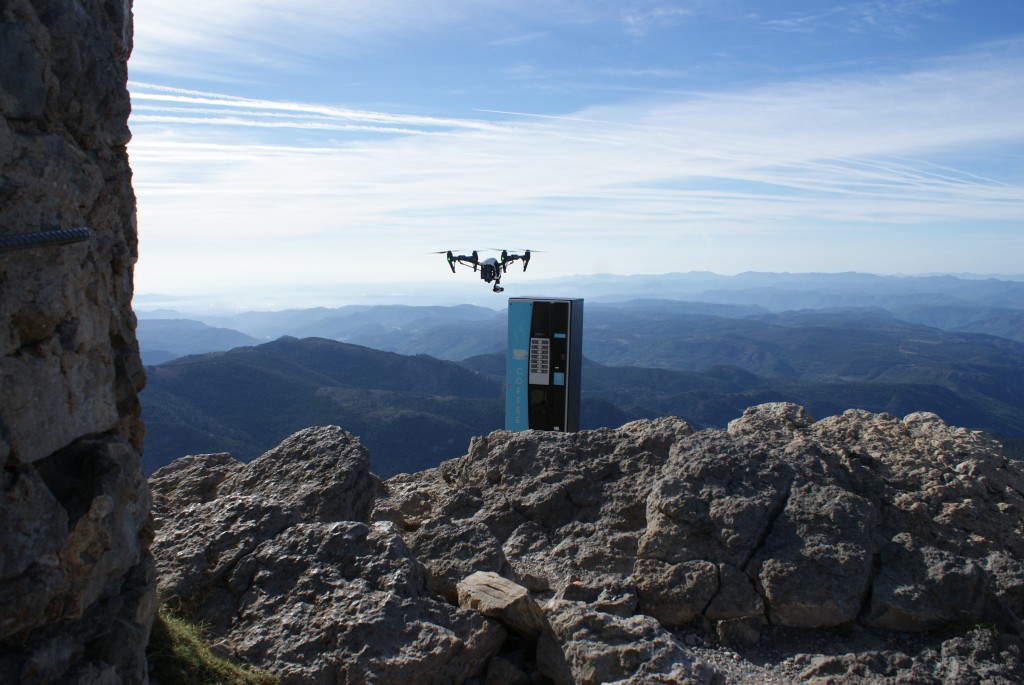 Drones en la cima del Penyagolosa