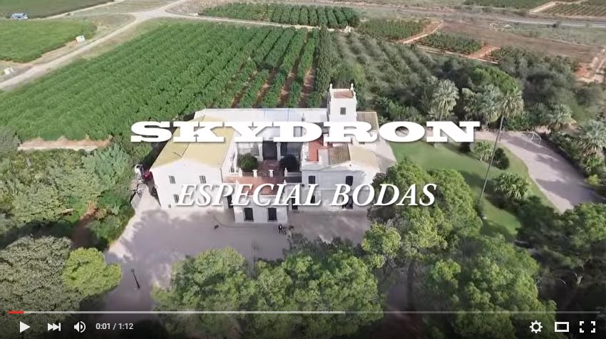 Fiesta y Boda Valencia: drones última tendencia