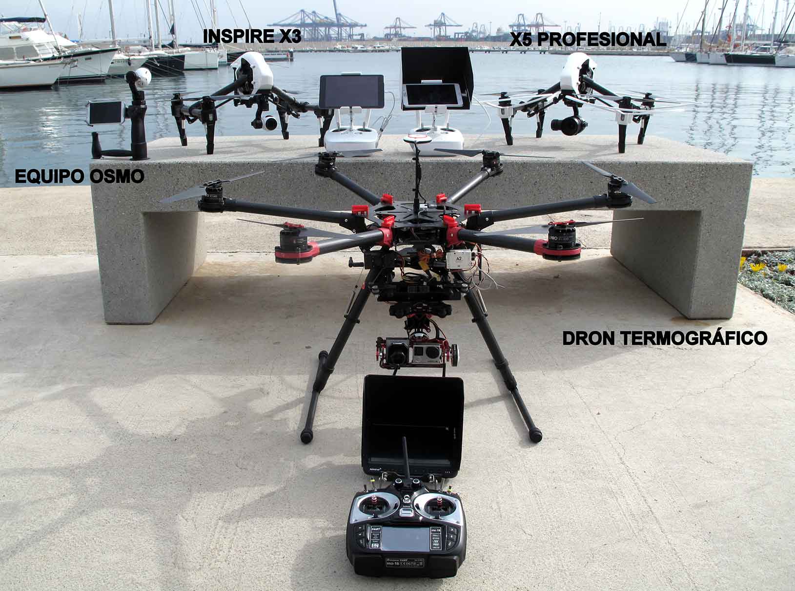 Drones para termografía y grabaciones: la familia crece