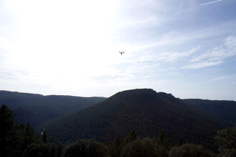 Nuestros drones en Boniches, Serranía de Cuenca