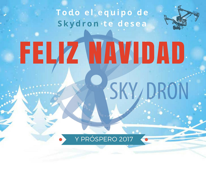 Skydron os desea Feliz Navidad y Próspero Año Nuevo