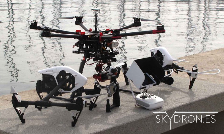 Empresa de drones profesionales con cámaras HD