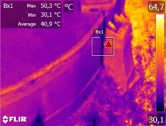 Detección de filtraciones en depósitos de agua con termografía aérea