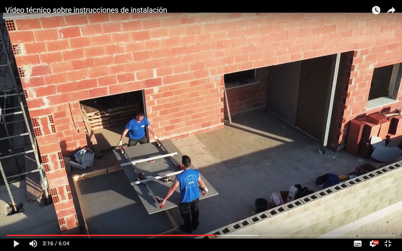 Vídeo técnico con nuestros drones sobre instrucciones instalación lámina Arklam