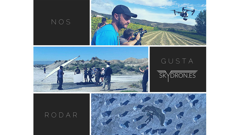 Vídeos con drones para rodaje de películas, publicidad o vídeo-clips