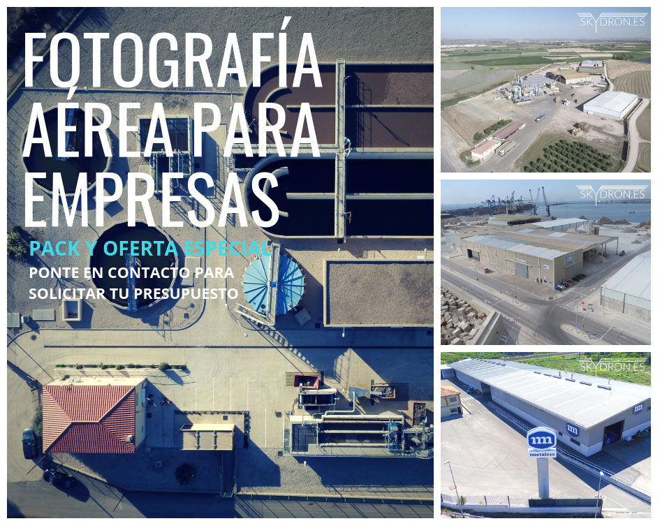 Fotografía aérea para empresas