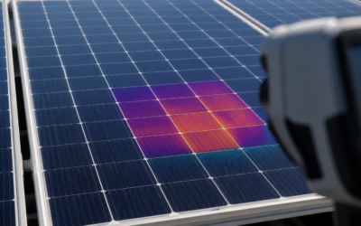 Qué anomalías se pueden detectar en una planta fotovoltaica mediante termografía